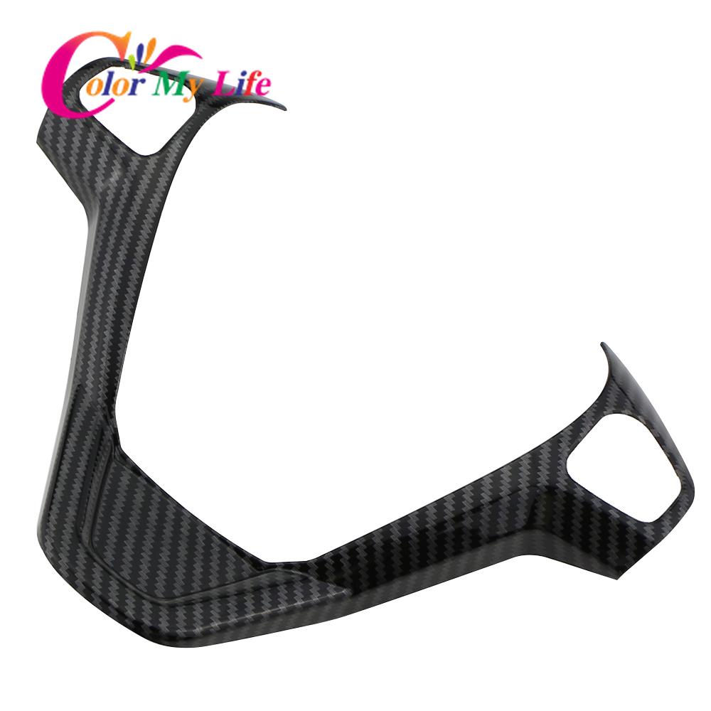 Автомобильные аксессуары для Ford Fiesta MK7 2009-2017 Ecosport 2012-2017, декоративная накладка на панель рулевого колеса