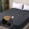 1pcs Solid Color Ultra-fine Fiber Waterproof Fitted Bed Sheet Mattress Cover Skin Friendly and Breathable King Size Sheet 1pcs