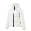 Li Ning Hot Pot Down Jacket Series Water-Resistant Solid Color Hooded 600 Fill Power Short Winter Down Jacket Women Outerwear Off-White AYMU338-1