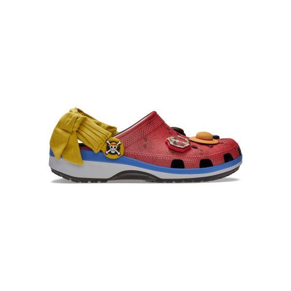 One Piece x Crocs Классические клоги Луффи Унисекс Кроссовки Красный Мультицвет 212125-90H