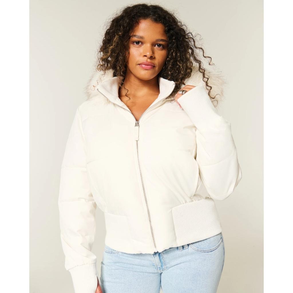 Шикарная женская хлопковая куртка с капюшоном и меховым воротником, однотонная, на молнии, приталенная, с карманами, теплая, толстая, зимняя, осенняя, женская верхняя одежда