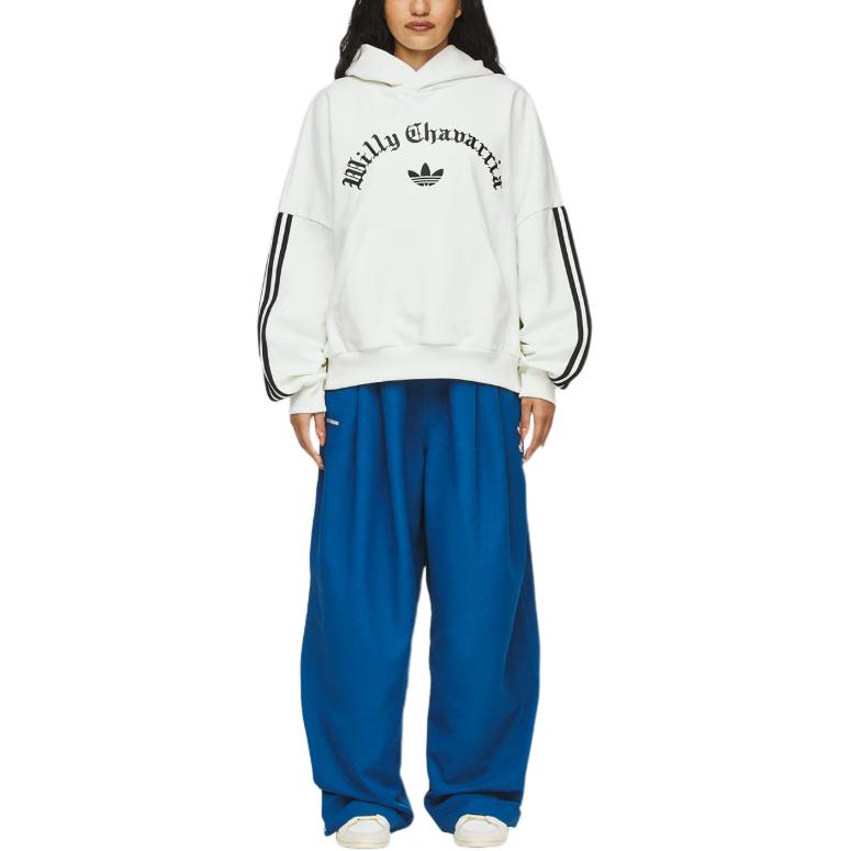 adidas Худи мерч X Willy Chavarria Молочно-белый Унисекс Топы JW1445
