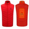 Men's Smart USB Heated Vest with Four To Eight-Zone Temperature Control
