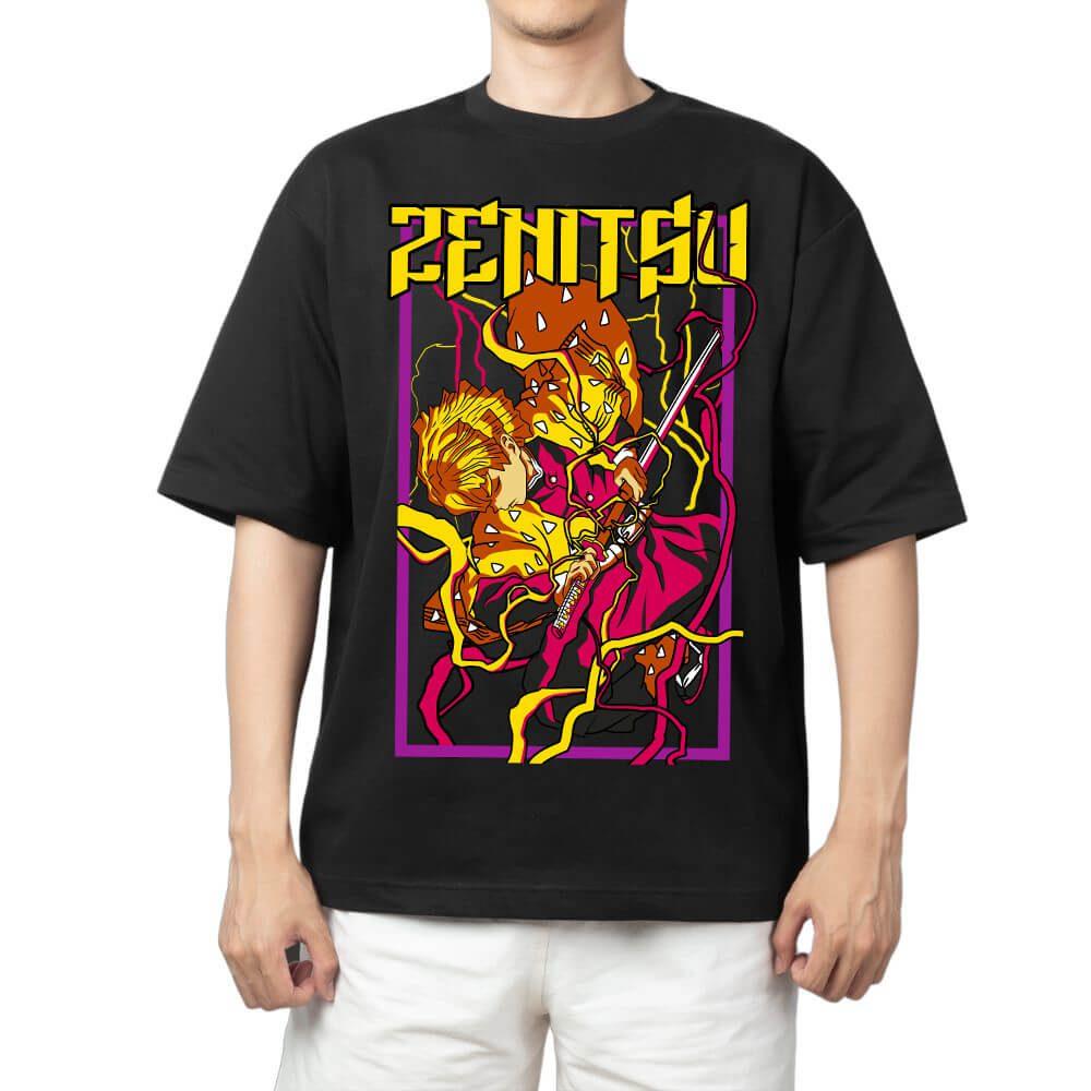 Demon Slayer Mitsuri Kanroji Love Hashira Anime Print T Shirt Men 2026 Summer Casual Streetwear Oversized Cotton Tees