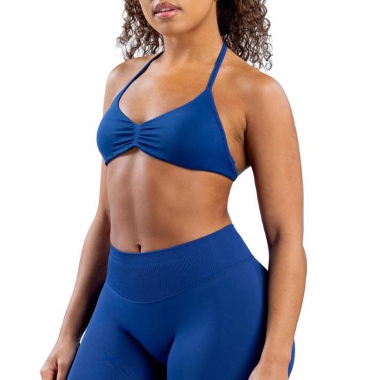 Yousheng женский спортивный бюстгальтер с открытой спиной, беспроводной фитнес-йога-бюстгальтер, влагоотводящий, высокая эластичность, средняя поддержка, без косточек, для тренировок в спортзале