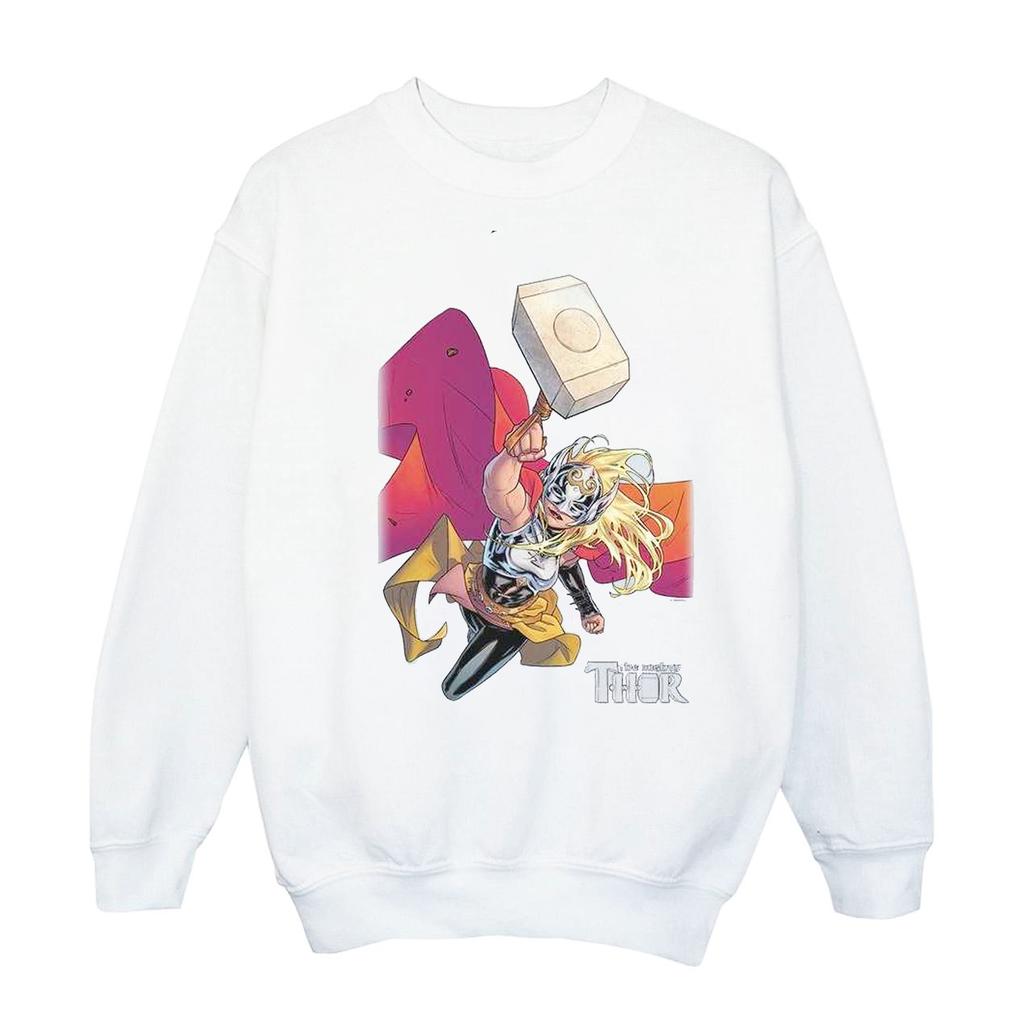 Marvel Mens The Mighty Thor Mjolnir Sweatshirt