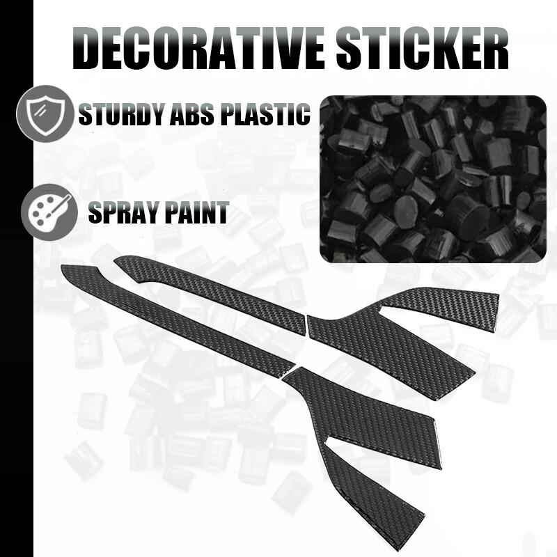 Carbon Fiber Exterior Rearview Mirror Anti Scratch Trim For Corvette C8 20-2023