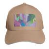 Vibrant World II abstract oil painting Baseball Cap derby hat sun hat Sunscreen Big Size Hat Unisexs Caps Womens