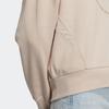 adidas Женская толстовка с капюшоном с вышитым логотипом бренда, абрикосовая толстовка с длинным рукавом HY2831