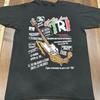 Camiseta Negra Unisex De AlgodN Talla Completa El Tri Band S 5xl Vintage Casual Stretched Streetwear Designer Clothes