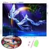 5D Diamond Painting White Phoenix Landscape Full Diamond Art Rhinestone Diamond Embroidery Cross Stitch Home Decoration