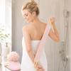 Exfoliating Back Scrubber Strap Bath Sponge Set Double Sided Body Wash Mitt Loofah for Deep Cleansing and Dead Skin Removal