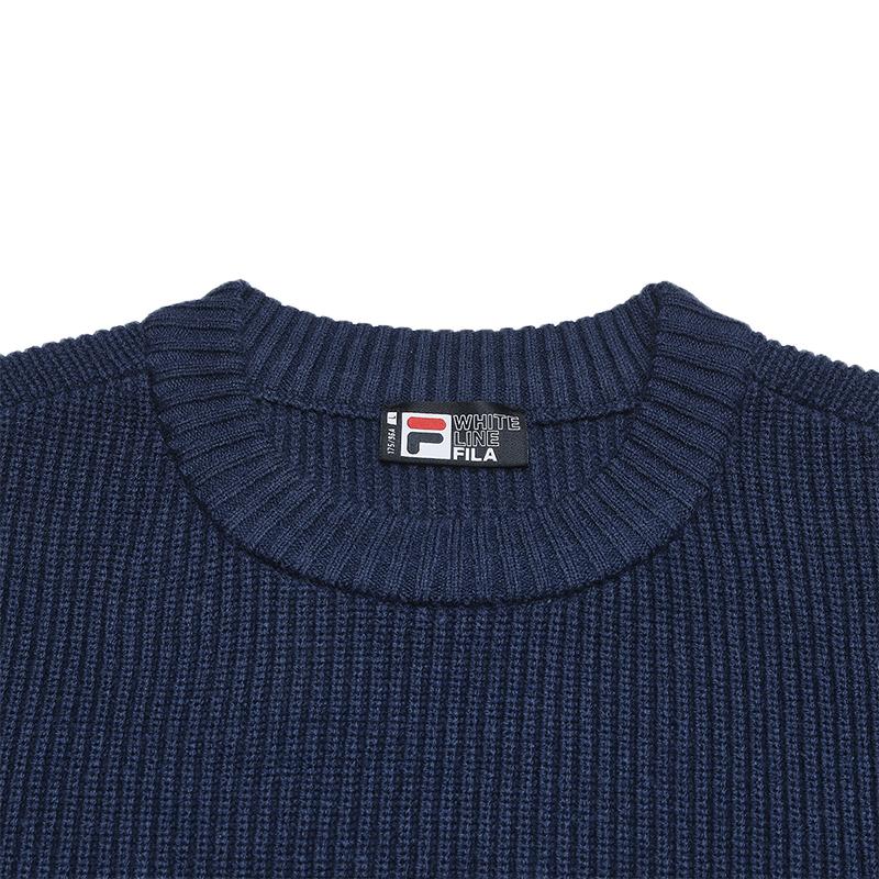 Fila ORIGINALE Вязаный трикотаж Унисекс Средне-синий F51U549403FDB