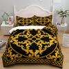 European Modern Golden Bohemian Duvet Cover Set Eu Single Double King Us Twin Full Queen King Green Lantern Bed Linen Set