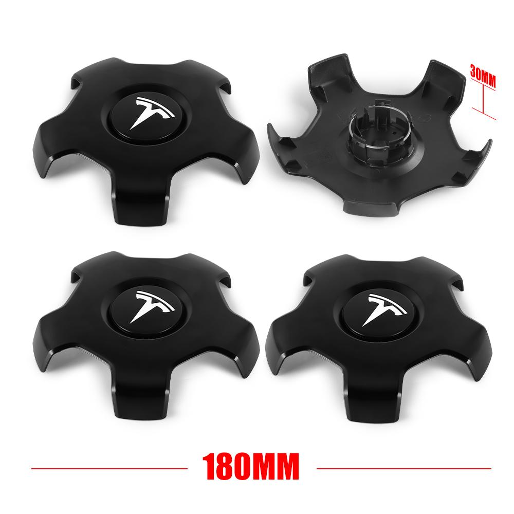 4Pcs For Tesla Model 3 OEM 1529680-A Original Hubcaps Car Wheel Center Cover Auto Hub Caps Emblem Replacement 18-inch Huncap