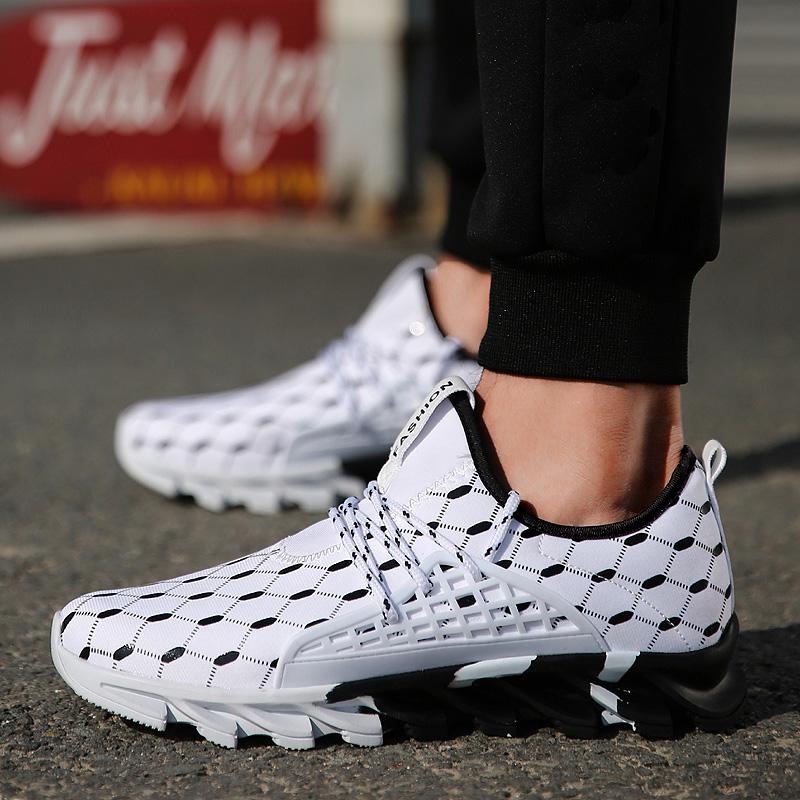 Модные спортивные кроссовки с принтом, дышащая уличная повседневная обувь