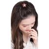 Rhinestone Puff Hair Head Cushion Flower Invisible Volume Hair Clip Fluffy Sponge Clip  Girl