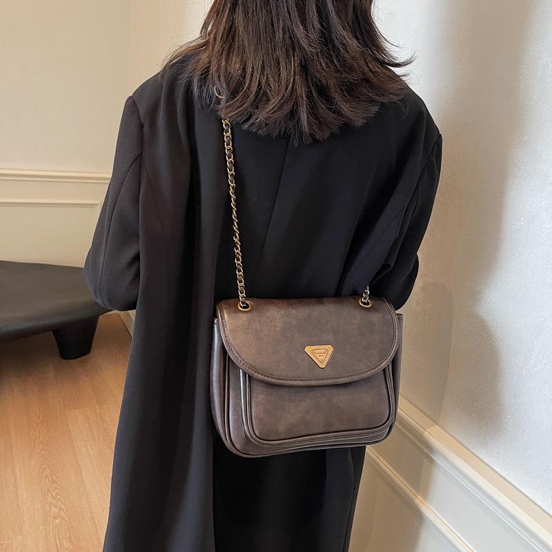 2025 New Fashion Trend Messenger Bag Retro Style Chain Bag Women's Commuter Shoulder Messenger Bag