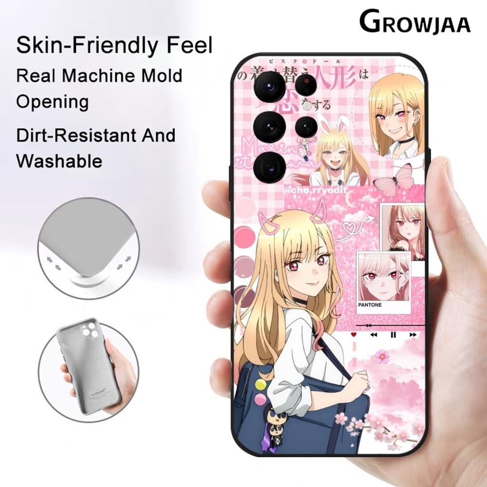 Чехол для телефона с изображением аниме-девушки Marin K-Kitagawa Для Samsung Galaxy S25 S24 S22 S23 Ultra S21 S20 Plus 5G Защитный силиконовый Funda