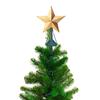 Christmas Tree Topper Holder Universal Twist-on Holiday Tree Topper Stabilizer Metal Green Support Rod with Adjustable Attachment for Stabilizing