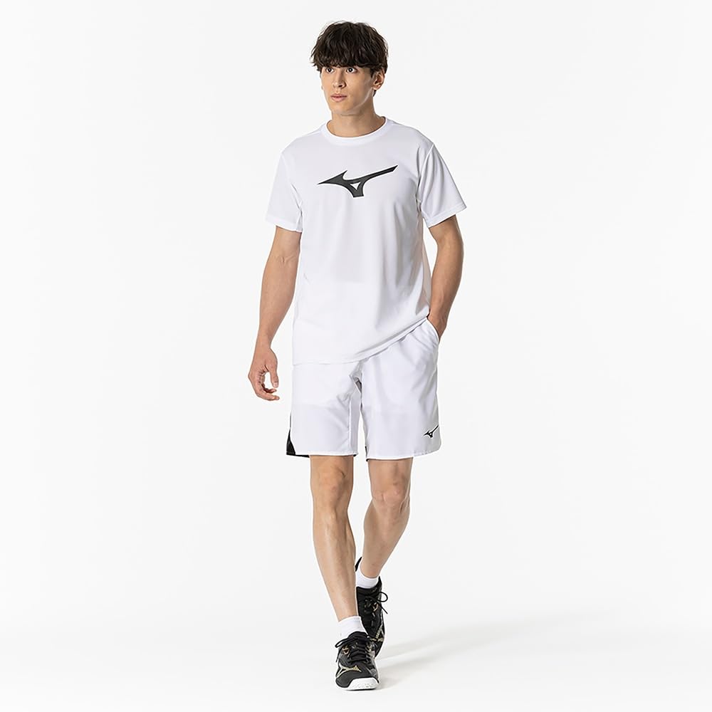 Теннис Бадминтон Игра Половина Официально Сертифицировано Ассоциацией Бадминтона Японии XS [Mizuno] Брюки, Брюки, Унисекс, 62JBB022, Белый,