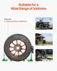 VEVOR Wheel Chock Tie-Down Kit, Chock-Style Trailer Tie Down Strap, Car Tie Down Kit with Buckle