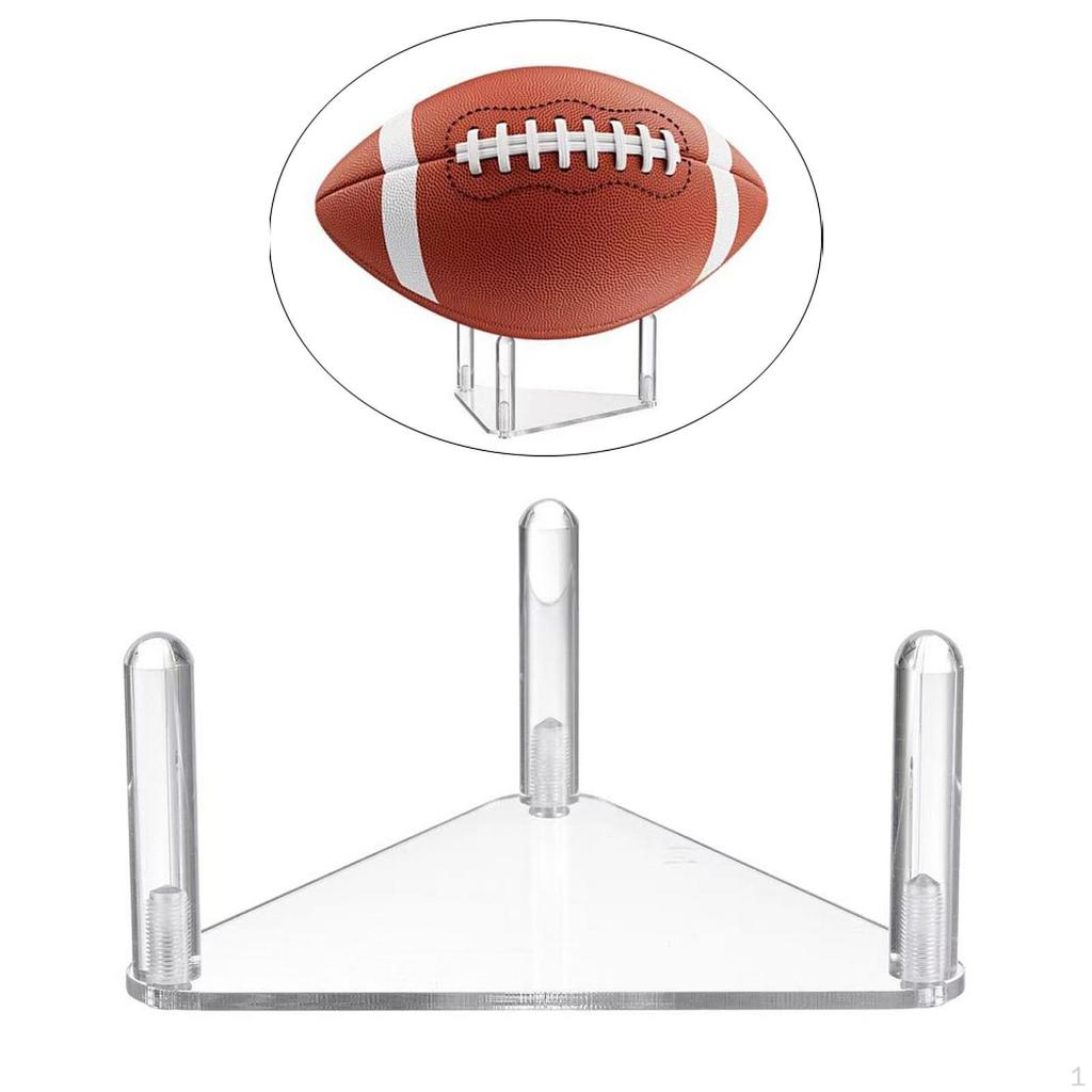 Акриловая подставка для мяча Держатель для хранения баскетбольных мячей Спортивная стойка для боулинга, регби