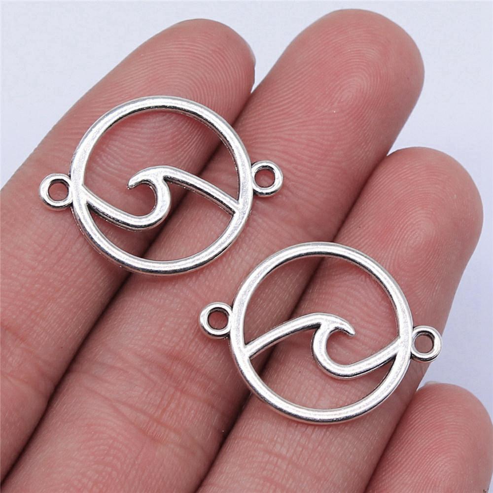 Шармы Волна Капля воды Завиток Подвески Детская бижутерия Материалы QC135