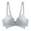 One-piece seamless underwear, small breasts gathered to show a large smooth surface without steel rings, traditional seamless gathered anti-sagging
