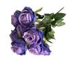 9 Heads Rose Artificial Flower Multicolor Flower Bouquet Lifelike Flowers  Party Supplies