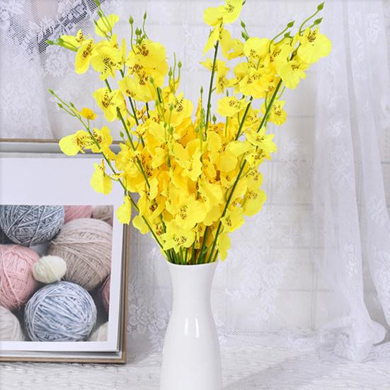 Искусственные орхидеи 3 ветки реалистичный красочный искусственный цветок свадьба дом офис стол