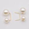 Flower Shape Anti-Exposure Women Brooch Pin Shining Rhinestone Faux Pearls Safety Pin Costume Accessories