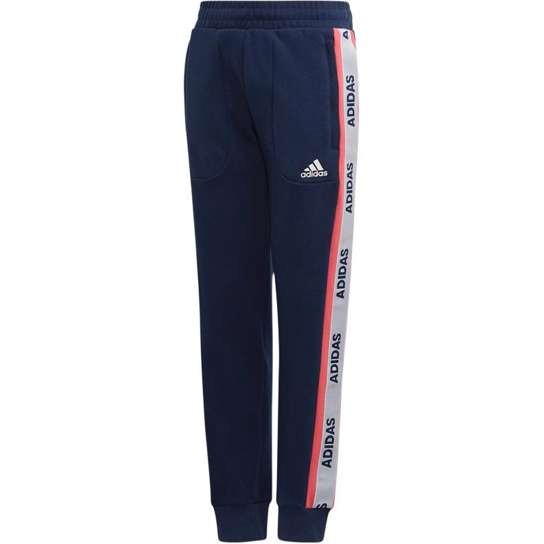 adidas Трикотажные спортивные штаны синие для подростков EI6533
