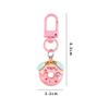 Resin Piggy Doll Keychain Creative Cartoon Doll Pendant Portable Pig Car Key Hanger  Gift