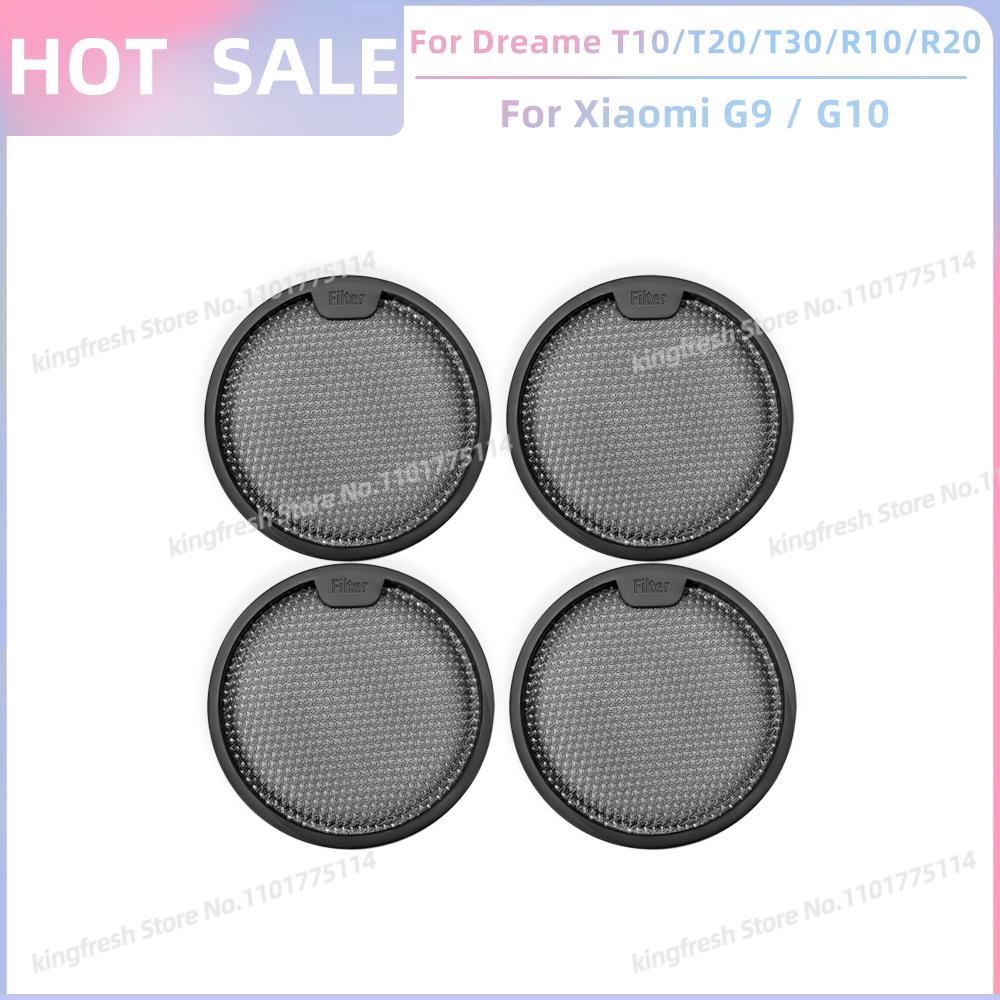 Подходит для Dreame T10 / T20 / T20 Pro / T30 / T30 Neo / R10 / R10 Pro / R20, Xiaomi G9 / G10 Запасные части Предварительный и Пост-фильтр
