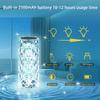 Factory Fast Delivery Free Sample Led Rose Crystal Table Lamp 3 Colors Rgb 16 Colors With Remote Control Touch
