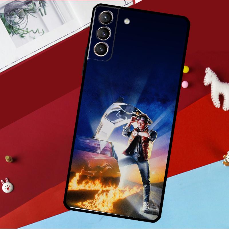 Back To The Future Case For Samsung Galaxy S23 S22 S21 Ultra S20 FE S9 S10 Note 10 Plus Note 20 Ultra Cover