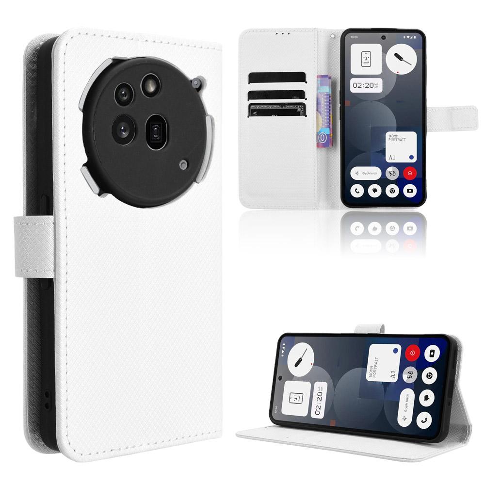 Чехол-книжка для телефона Nothing (3a) Профессиональный кожаный чехол [Flip Vintage Leather] Кошелек ударопрочный прочный ретро чехол для телефона