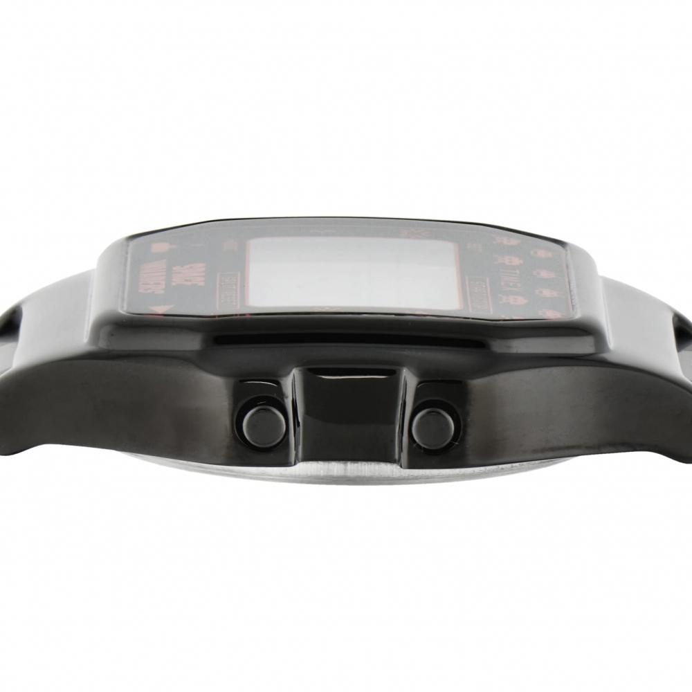 TIMEX Часы TIMEX 80 Space Invaders Collaboration Model Красный циферблат Латунь Акрил Кварцевый японский механизм Цифровой 30MM America Watch TW2V30200 Черный