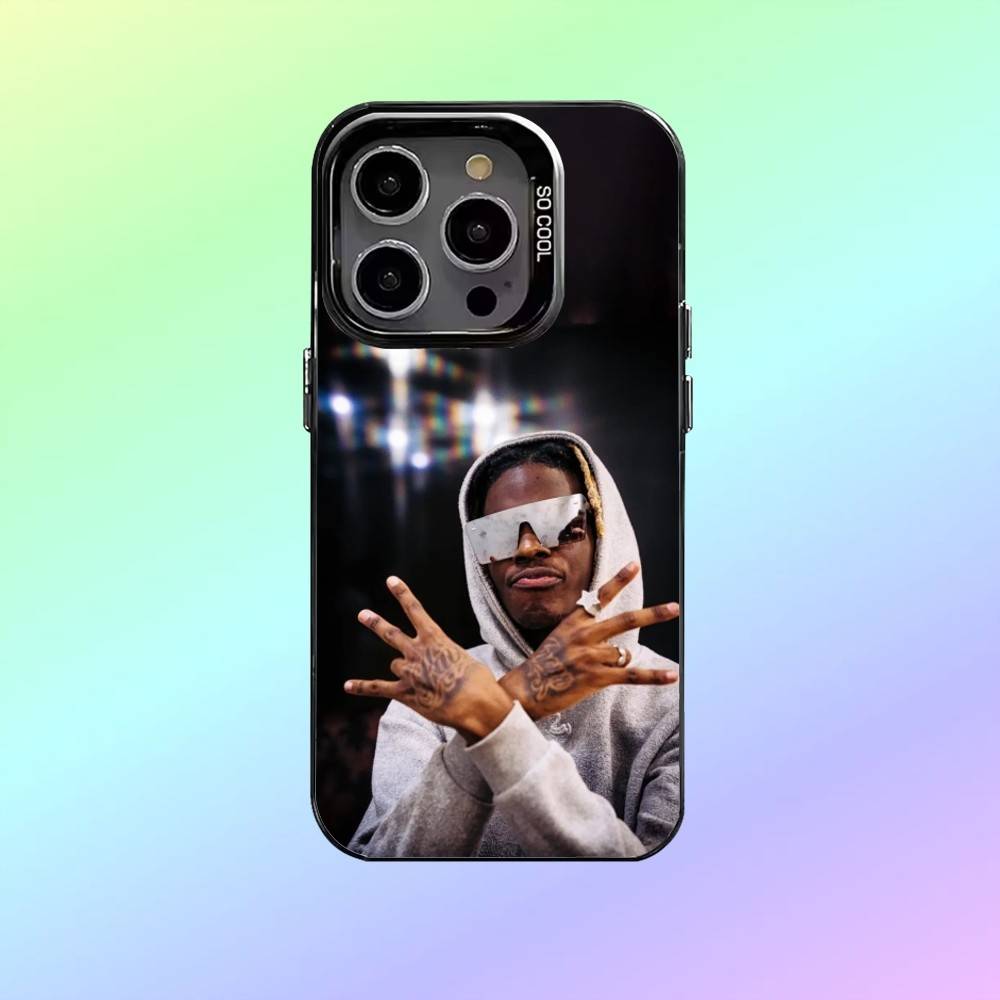 Rapper N-Ninho NI Phone Case For iPhone17,16,15,14,13,12,11 Plus,Pro Max Colorful Silver Back Phone Case