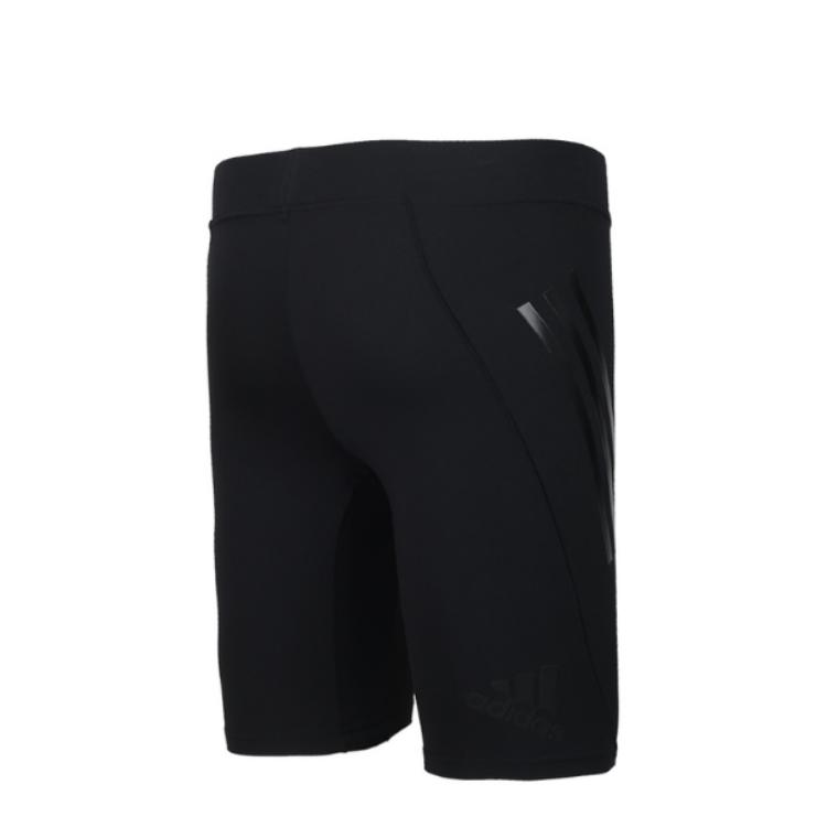 Adidas Ask Tec St 3S Удобные универсальные облегающие повседневные шорты со средней талией Мужские шорты черного цвета DQ3571