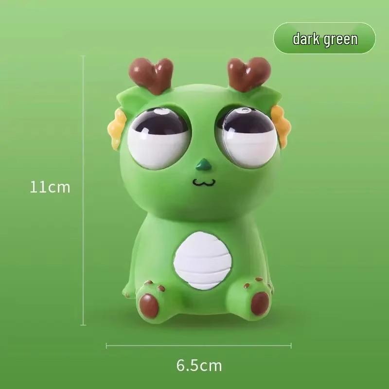 Игрушка-антистресс Dao Le Ge Pop-Eye Dragon - Снятие стресса, сжимайте и щипайте для креативных детских розыгрышей