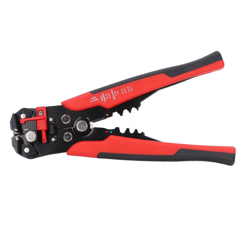 Automatic Wire Stripper 5 In 1 Cutter Crimper Peeling Puller Pliers Electrical Tool Red
