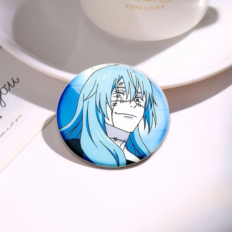 32/44/58mm Hot Japanese Anime Mahito Jujutsu Kaisen Button Pin Cartoon Character Brooch Badge Bag Decor Fans Collect Friend Gift