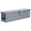 VidaXL Aluminum Box 80.5 X 22 X 22 Cm Silver
