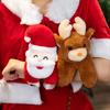 Плюшевая игрушка Кольцо Санта-Клауса Милый Рождественский подарок Браслет Дети Взрослые Кукла Лось