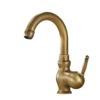 Antique Carved Bathroom Faucet Basin Faucets Brass Hot & Cold Bathroom Sink Faucet Deck Mounted Lavotory Faucet Mixer Water Tap