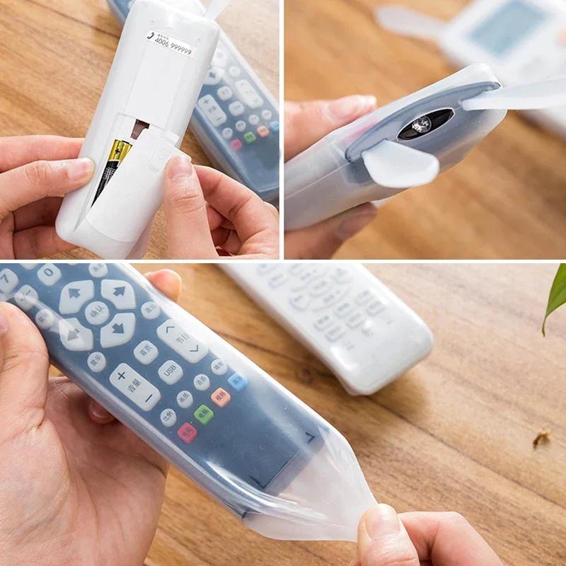 1 шт. Силиконовый чехол-протектор для пульта дистанционного управления видео, аудио, кондиционера, водонепроницаемый защитный чехол