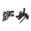 Bruce Shark Motorcycle Rearset Kit Adjustable Foot Easy CNC Compatible with Yamaha YZF R25 YZF R3 Black & - Pedals, Installation, 6061-T6 Aluminum,