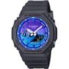 Men's G-SHOCK GA-2100FL-1AJF [G-SHOCK Flame Inside Series] Round Watch Black Digital Analog